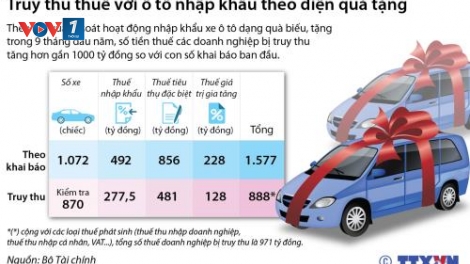 Chính phủ yêu cầu rà soát kiểm tra tình hình nhập khẩu ô tô theo diện quà biếu tặng. (Thời sự đêm 08/11/2016)
