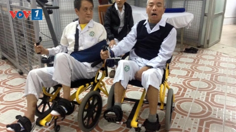 Xe lăn đạp chân của Nhật Bản được ứng dụng ở Việt Nam: Cơ hội phục hồi chức năng cho người bệnh (12/12/2016)