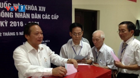 Người dân trên cả nước nô nức đi bầu cử. (22/5/2016)