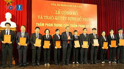 Bổ sung thêm số lượng thẩm phán cho tòa án các cấp (17/6/2016)