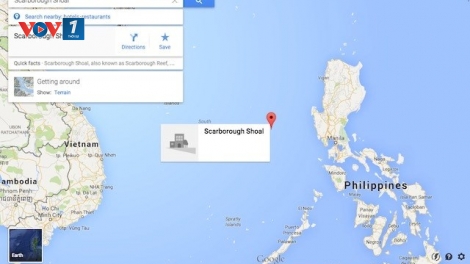 Dịch vụ bản đồ Trực tuyến Google Maps vừa xóa tên bằng tiếng Trung Quốc khỏi một bãi cạn đang có tranh chấp trên Biển Đông (Thời sự đêm 14/7/2016)