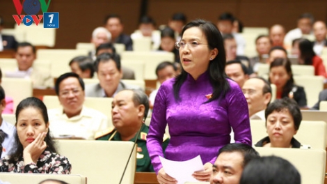 Quốc hội thảo luận về việc thực hiện mục tiêu quốc gia bình đẳng giới (Thời sự trưa 09/11/2017)