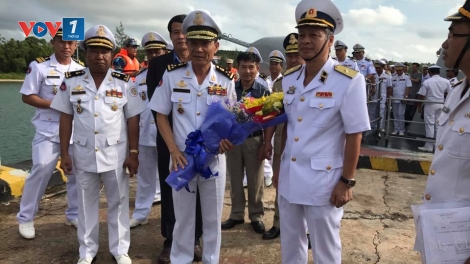Tuần tra chung giữa vùng 5 Hải quân Việt Nam và Căn cứ biển Hoàng gia Campuchia góp phần ổn định an ninh vùng biển (6/12/2017)