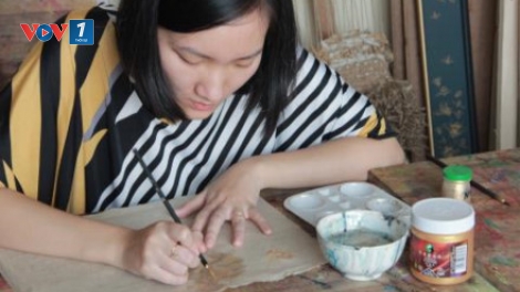 Nghệ sỹ thị giác Nguyễn Thùy Trang, người đưa trẻ em đến với giấc mơ nghệ thuật. (31/5/2017)