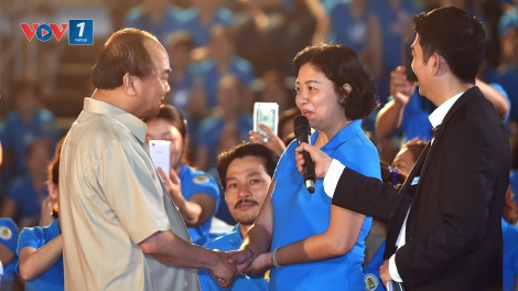 Cái nắm tay vì công nhân, vì sự nghiệp công nghiệp hóa đất nước (01/5/2017)
