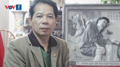 Nhà điêu khắc tranh đá với những tuyệt tác về tranh đá và bút tích di chúc của Chủ tịch Hồ Chí Minh (18/5/2018)
