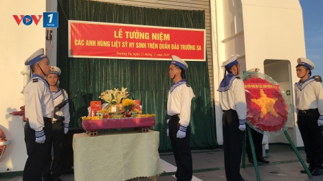 Tri ân liệt sỹ hy sinh tại vùng biển Gạc Ma (27/7/2018)