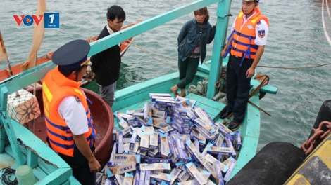 Gian nan chống buôn lậu trên biển (28/1/2019)