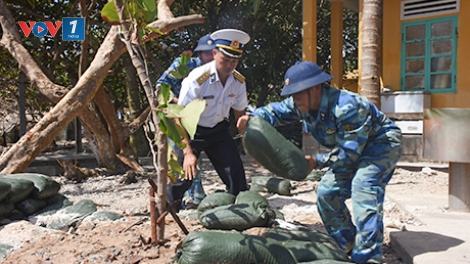 Cán bộ chiến sĩ đảo Phan Vinh phát huy truyền thống bảo vệ biển đảo (7/3/2019)