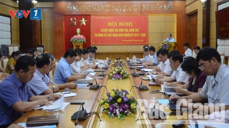 Bắc Giang tăng cường kỷ luật Đảng thông qua công tác kiểm tra, giám sát (26/3/2019)
