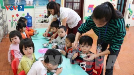 60 trẻ nhiễm sán lợn trong vụ thịt lợn “bẩn” ở Trường Mầm non Thanh Khương, tỉnh Bắc Ninh (16/3/2019)