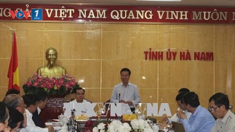 Thực hiện Nghị quyết Trung ương 4 ở Hà Nam (23/4/2019)