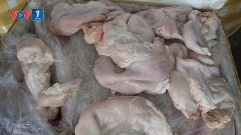 Hưng Yên: Bắt giữ hơn 2 tấn nội tạng lợn ôi thối đang vận chuyển đi tiêu thụ (9/5/2019)