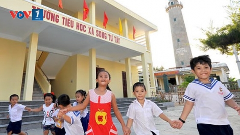 Tết thiếu nhi trên xã đảo Song tử Tây (31/5/2019)