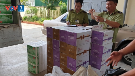Lạng Sơn: Thu giữ sản phẩm thực phẩm nhập lậu (15/8/2019)