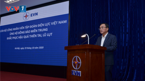 EVN hỗ trợ hơn 2 tỷ đồng và phát động CBCNV toàn tập đoàn ủng hộ đồng bào miền Trung