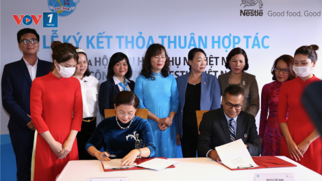 Hội Liên hiệp phụ nữ VN ký kết hợp tác với Nestlé VN