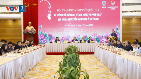 Tư tưởng Hồ Chí Minh về Nhà nước và pháp luật: Giá trị và thực tiễn vận dụng ở Việt Nam (11/12/2020)