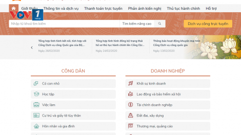 Quý II cung cấp dịch vụ công trực tuyến liên thông đăng ký khai sinh, thường trú, cấp BHYT (19/3/2020)