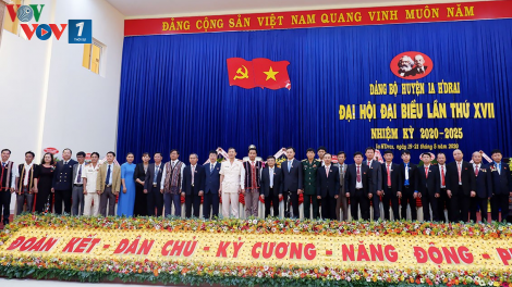 Kon Tum: Đại hội điểm Đảng bộ huyện Ia H’Drai thành công tốt đẹp (24/5/2020)