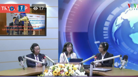 Đào tạo nghề theo tiêu chuẩn Quốc tế: Lợi ích cho học viên, lợi ích cho nền kinh tế (19/7/2020)