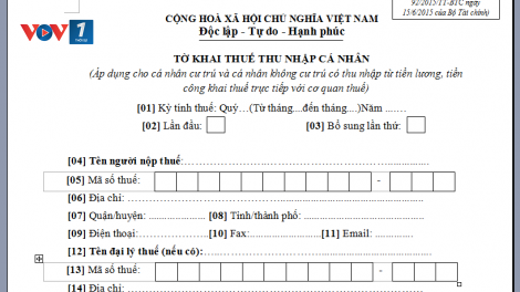 Kê khai thuế thu nhập cá nhân, giảm trừ gia cảnh cho người phụ thuộc - những điểm cần lưu ý (30/7/2020)
