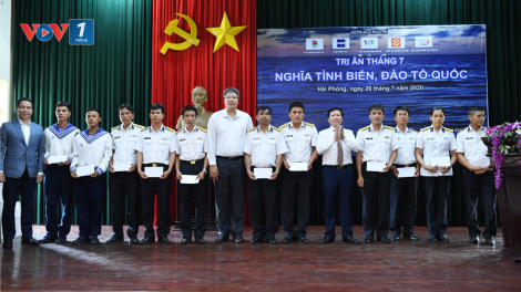 Đoàn TNCS Đài TNVN, Lữ đoàn 131 Hải quân tổ chức chương trình "Tri ân tháng 7 – Nghĩa tình biển, đảo Tổ quốc" (26/7/2020)