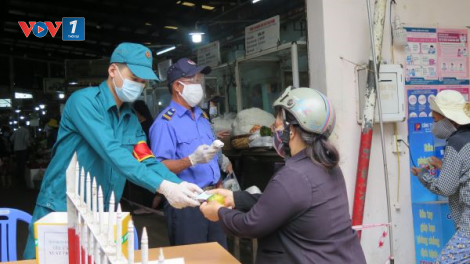 Đà Nẵng: Tăng cường kiểm soát chặt tại các chợ (20/8/2020)