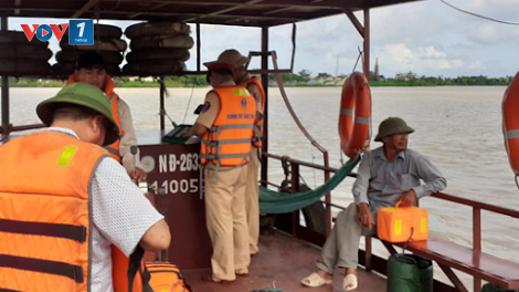 Nam Định siết chặt các bến đò ngang mùa mưa bão (28/8/2020)