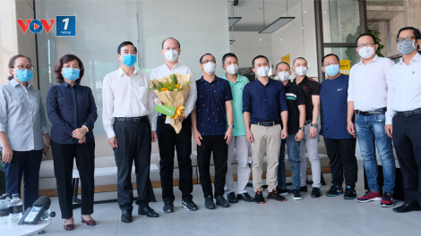 Chia tay đoàn bác sĩ Thành phố Hồ Chí Minh sau khi dịch bệnh được khống chế (6/9/2020)