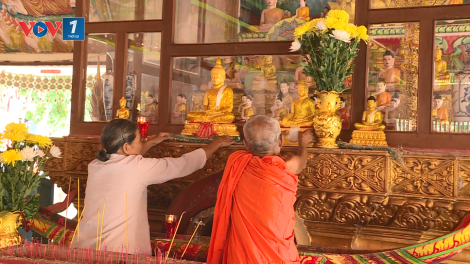 Kiên Giang: Đồng bào Khmer vui lễ Sen Dolta, an toàn phòng chống dịch (17/9/2020)