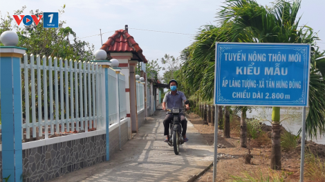 Tuyến dân cư kiểu mẫu tô thắm vẻ đẹp vùng quê (19/9/2020)