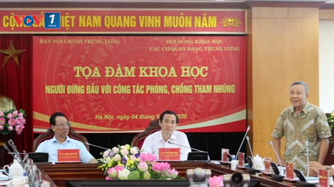 Vai trò, trách nhiệm của người đứng đầu trong phòng, chống tham nhũng. (11/09/2020)