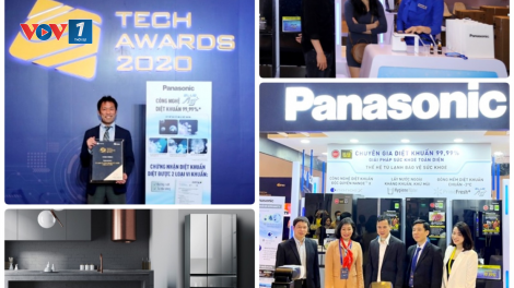 Panasonic đạt danh hiệu “Tủ lạnh có công nghệ diệt khuẩn hiệu quả nhất” tại Tech Award do VNExpress bình chọn tháng 01/2021 (12/01/2021)