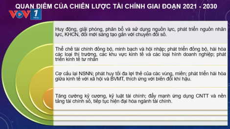 Chiến lược Tài chính quốc gia giai đoạn 2021-2030 và các giải pháp phục hồi, phát triển kinh tế Việt Nam (26/11/2021)