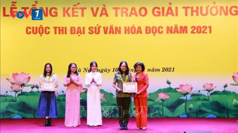Vinh danh giải thưởng Đại sứ Văn hóa đọc năm 2021 (15/11/2021)