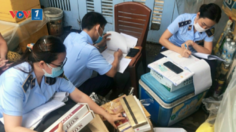 Cao điểm chống buôn lậu, hàng giả, lực lượng Quản lý thị trường (24/12/2021)