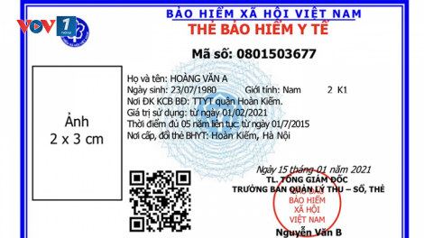 BHXH Việt Nam sẵn sàng cấp thẻ BHYT mẫu mới (12/03/2021)