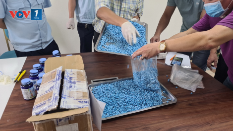 Đội Kiểm soát ma túy khu vực phía Bắc, Tổng cục Hải quan nỗ lực trong công tác phòng, chống ma túy.(10/12/2021)