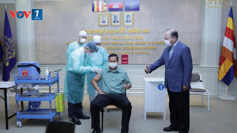 Campuchia chính thức triển khai tiêm vaccine ngừa Covid-19 trên diện rộng (10/02/2021)