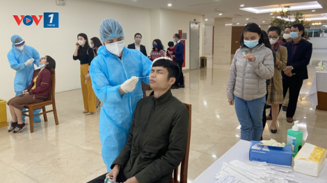 Xét nghiệm tất cả các trường hợp từ Hải Dương về Hà Nội (17/2/2021)