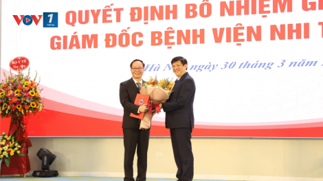 PGS.TS Trần Minh Điển làm Giám đốc Bệnh viện Nhi Trung ương (30/03/2021)