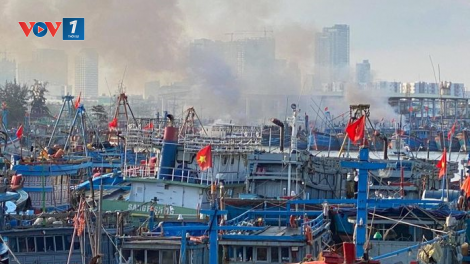 Đà Nẵng: tăng cường phòng chống cháy nổ tại nơi neo đậu tàu thuyền (04+05/03/2021)