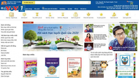 Hơn 100.000 bản sách tại Hội sách trực tuyến Quốc gia (16/04/2021)