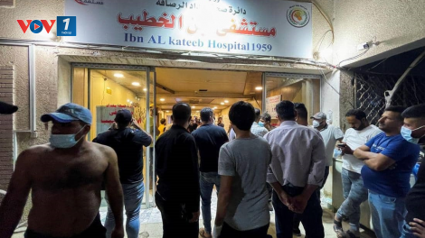 Iraq thông báo quốc tang 3 ngày các nạn nhân vụ hỏa hoạn ở bệnh viện thủ đô Baghdad (25/04/2021)