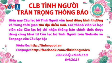 CLB Tình Người có dừng hoạt động như thông báo? (08/04/2021)