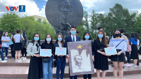 Sôi nổi các hoạt động kỷ niệm sinh nhật Bác của sinh viên Việt Nam tại Nga (17/05/2021)