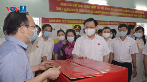 Chủ tịch QH: Không để các địa điểm bầu cử là nơi lây nhiễm dịch bệnh Covid-19 (06/05/2021)