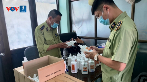 QLTT tăng cường kiểm tra mặt hàng dung dịch sát khuẩn (4/6/2021)