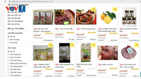 Vì sao nông sản vẫn khó tham gia vào các sàn thương mại điện tử (29/06/2021)